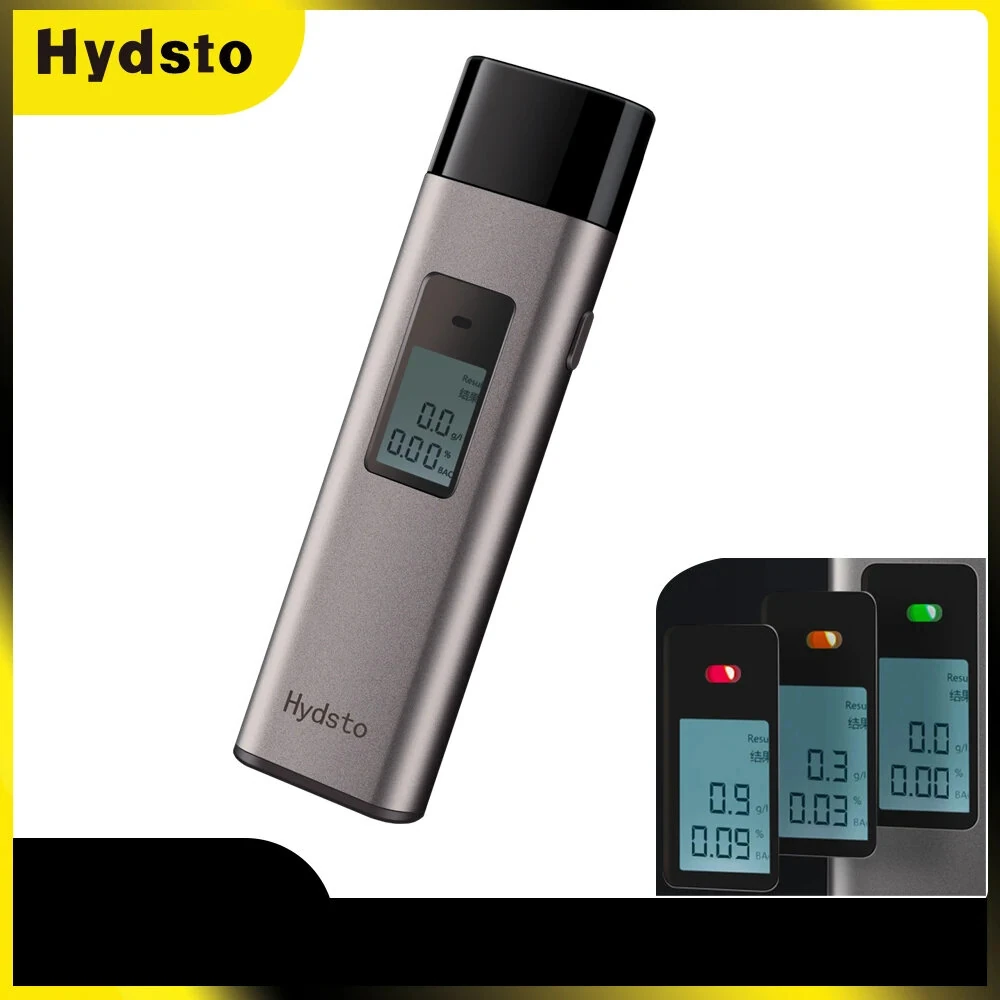 (image for) Lydsto Alcohol Tester Handheld Digital Breath Analyzer LCD Display Portable Mini Meter Blow Tester Detector Alcohol Meter